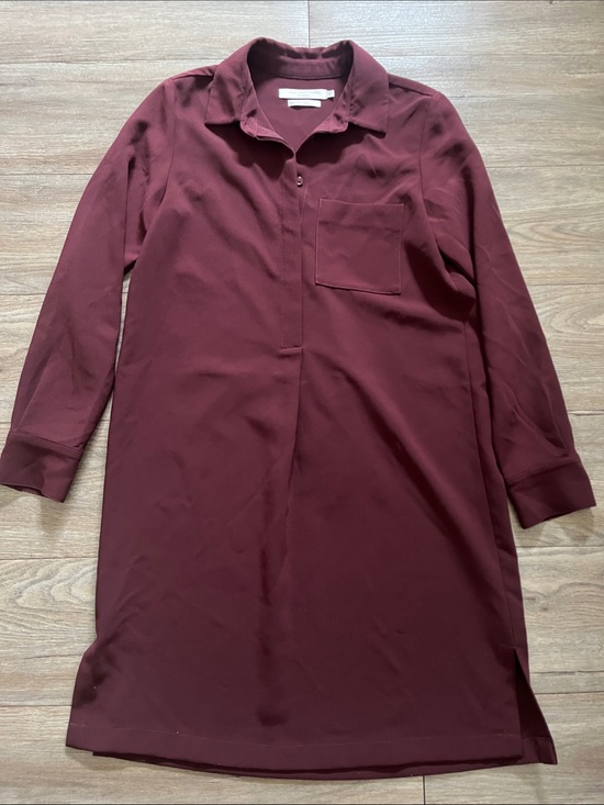 Simons Dresses & Skirts - Simons Deep Burgundy Long Sleeve Dress